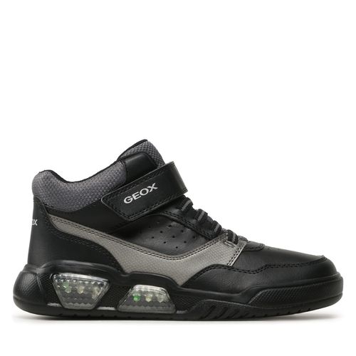 Sneakers Geox J Illuminus Boy J36GVB 05411 C0005 DD Black/Dk Grey - Chaussures.fr - Modalova