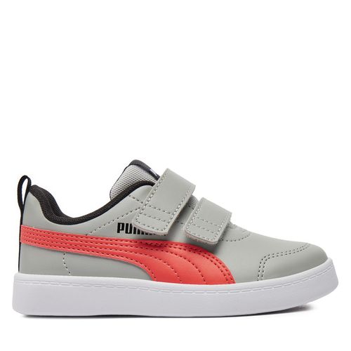 Sneakers Puma Courtflex V2 V Ps 371543-32 Cool Light Gray/Active Red - Chaussures.fr - Modalova