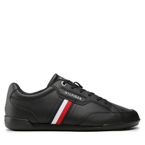 Sneakers Tommy Hilfiger Classic Lo Cupsole Leather FM0FM04277 Noir - Chaussures.fr - Modalova
