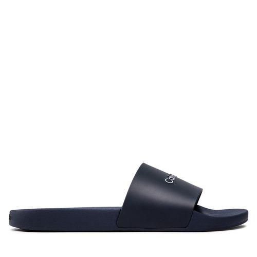 Mules / sandales de bain Calvin Klein Jeans Pool Slide HM0HM00455 Bleu marine - Chaussures.fr - Modalova