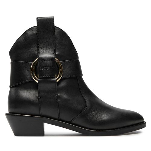 Santiags See By Chloé New Ring SB43000A Noir - Chaussures.fr - Modalova