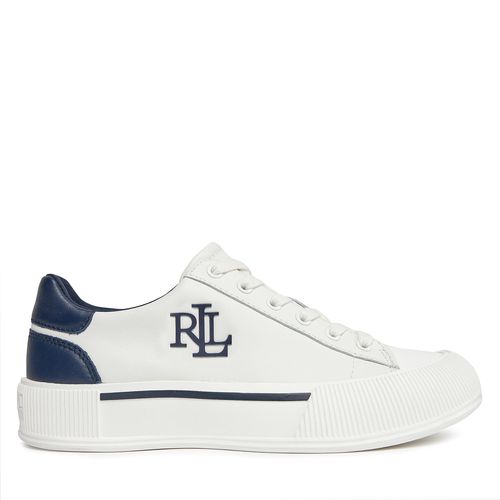 Sneakers Lauren Ralph Lauren 802925360001 Snow White/Refined Navy - Chaussures.fr - Modalova