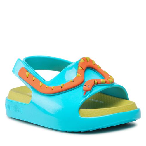 Sandales Melissa Mini Melissa Cloud Slide 33452 Blue/Green 54164 - Chaussures.fr - Modalova