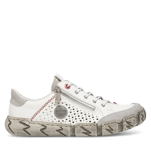 Sneakers Rieker L0355-80 Blanc - Chaussures.fr - Modalova
