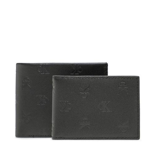 Portefeuille grand format Calvin Klein Jeans Monogram Soft Bifold+Card Aop K50K510438 0GJ - Chaussures.fr - Modalova
