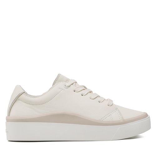 Sneakers Calvin Klein Cupsole Wave Lace Up HW0HW01349 Marshmallow/Feather Gray 0K6 - Chaussures.fr - Modalova