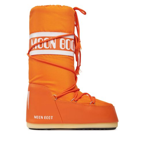 Bottes de neige Moon Boot Nylon 14004400090 S Orange - Chaussures.fr - Modalova