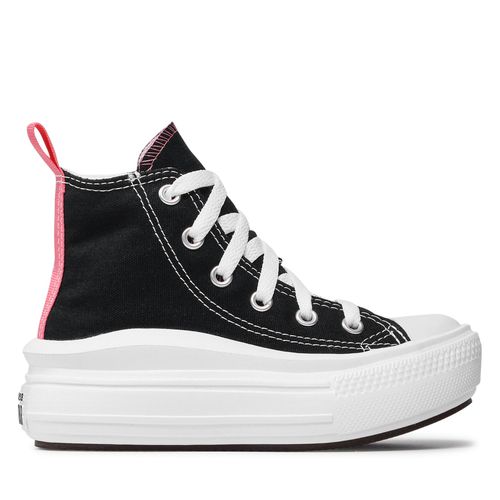 Sneakers Converse Ctas Move Hi 371527C Black/Pink Salt/White - Chaussures.fr - Modalova