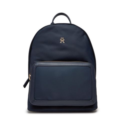 Sac à dos Tommy Hilfiger Th Essential S Backpack AW0AW15718 Space Blue DW6 - Chaussures.fr - Modalova