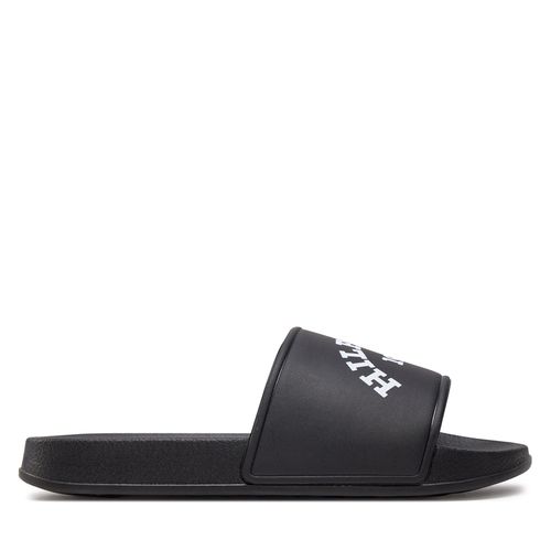 Mules / sandales de bain Tommy Hilfiger Logo Pool Slide T3B0-33457-1172 Black 999 - Chaussures.fr - Modalova