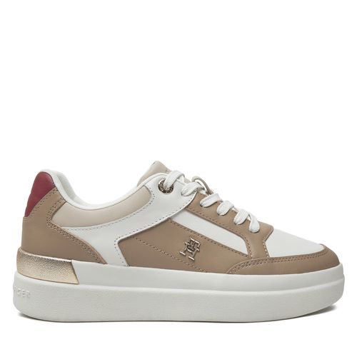 Sneakers Tommy Hilfiger Lux Hardware Court Sneaker FW0FW07997 Kaki - Chaussures.fr - Modalova