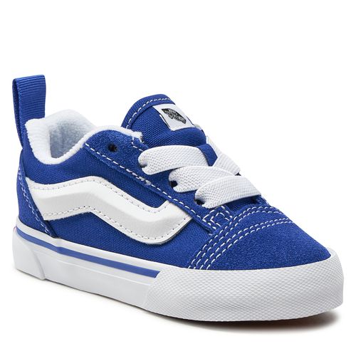 Tennis Vans Knu Skool Elastic Lace VN000D0KBES1 Blue/True White - Chaussures.fr - Modalova