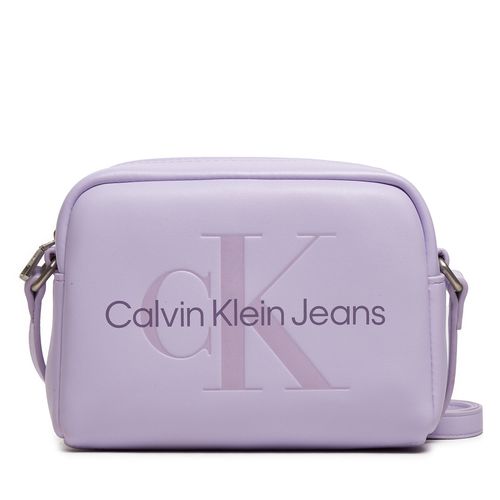 Sac à main Calvin Klein Jeans Sculpted Camera Bag18 Mono K60K612220 Violet - Chaussures.fr - Modalova