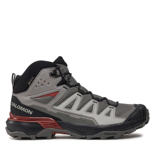 Chaussures de trekking Salomon X Ultra 360 Mid Gore-Tex L47447800 Pewter / Black / Burnt Henna - Chaussures.fr - Modalova