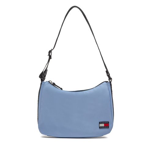 Sac à main Tommy Jeans Tjw Essential Daily Shoulder Bag AW0AW15815 Moderate Blue C3S - Chaussures.fr - Modalova