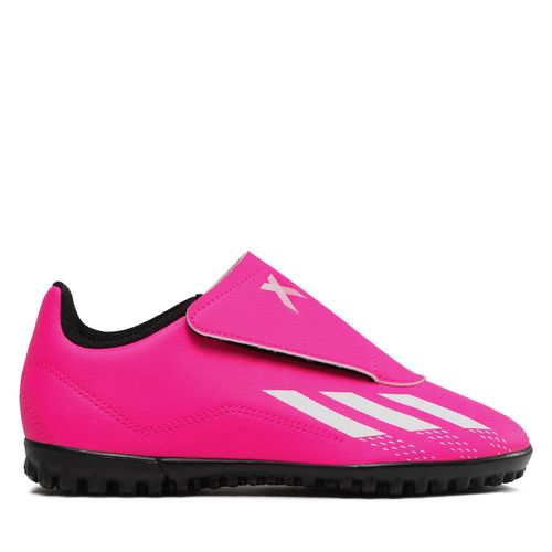 Chaussures de football adidas X Speedportal.4 Hook-and-Loop Turf Boots GZ2439 Rose - Chaussures.fr - Modalova