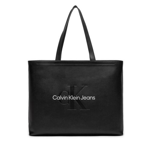 Sac à main Calvin Klein Jeans Sculpted Slim K60K612222 Noir - Chaussures.fr - Modalova