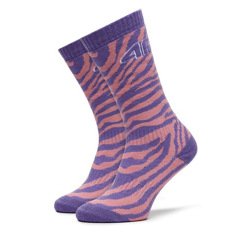 Chaussettes de ski 4F 4FJWAW24UFSOF142 Violet - Chaussures.fr - Modalova