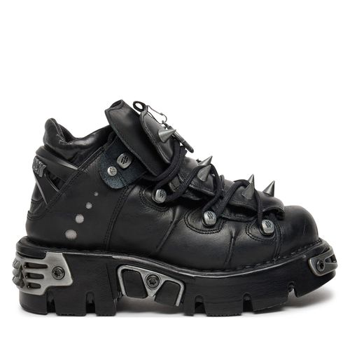 Chaussures Rangers NEW ROCK M-110-S1 Noir - Chaussures.fr - Modalova