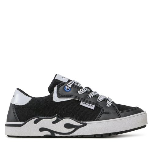 Sneakers Geox J Alphabeet Boy J35HLA01054C0127 S Black/White - Chaussures.fr - Modalova