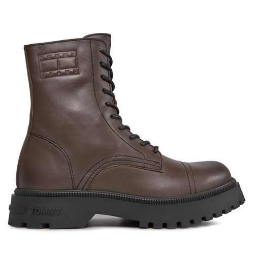 Boots Tommy Jeans Tjm Casual Boot EM0EM01244 Marron - Chaussures.fr - Modalova