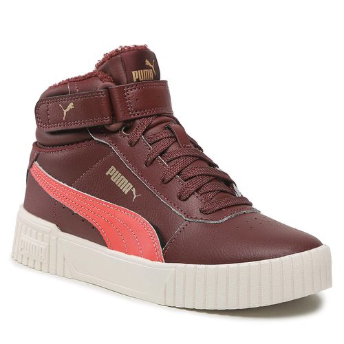 Sneakers Puma Carina 2.0 Mid Wtr Jr 387380 02 Aubergine/Salom/Gold - Chaussures.fr - Modalova