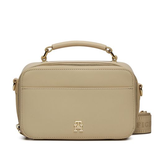 Sac à main Tommy Hilfiger Iconic Tommy Camera Bag AW0AW15689 White Clay AES - Chaussures.fr - Modalova
