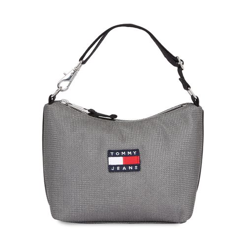 Sac à main Tommy Jeans Tjw Party Shoulder Bag AW0AW16068 Argent - Chaussures.fr - Modalova