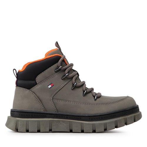 Boots Tommy Hilfiger Lace-Up Bootie T3B5-32523-1441 M Grey A133 - Chaussures.fr - Modalova