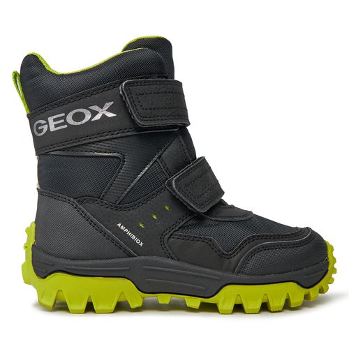 Bottes de neige Geox J Himalaya Boy B Abx J36FRC 0FUCE C0802 S Black/Lime - Chaussures.fr - Modalova