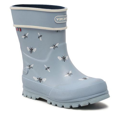 Bottes de pluie Viking Alv Jolly 1-60060-4501 Iceblue/White - Chaussures.fr - Modalova
