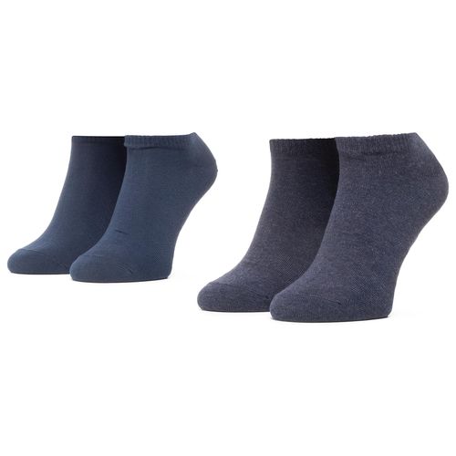 Lot de 2 paires de chaussettes basses unisexe Levi's® 37157-0195 Bleu marine - Chaussures.fr - Modalova