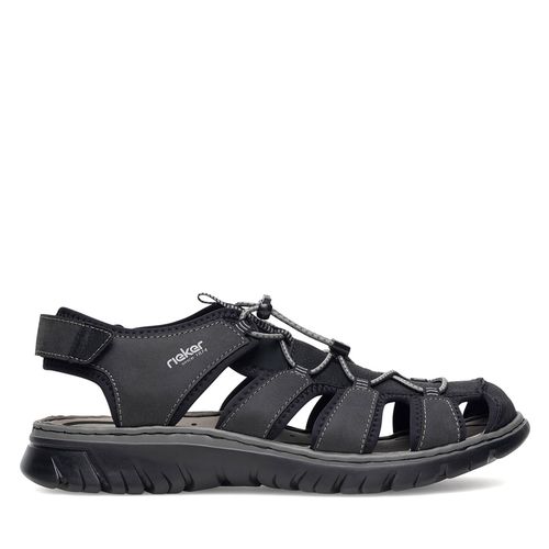 Sandales Rieker 26770-00 Noir - Chaussures.fr - Modalova