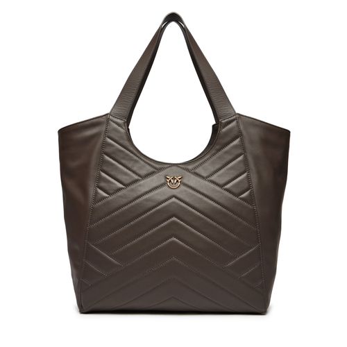 Sac à main PINKO Tote Bag Puzzle 104536 A29Y M09Q Marron - Chaussures.fr - Modalova