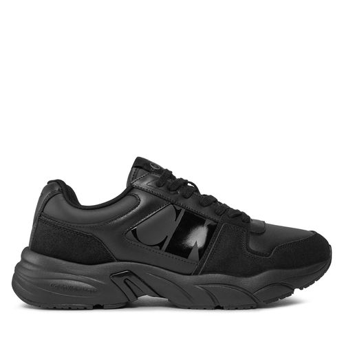Sneakers Calvin Klein Jeans Retro Tennis Laceup Nbs Lth Mix YM0YM00745 Noir - Chaussures.fr - Modalova