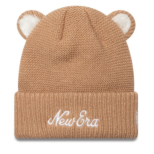 Bonnet New Era Teddy Bear Ears Cuff Knit Beanie 60580794 Marron - Chaussures.fr - Modalova