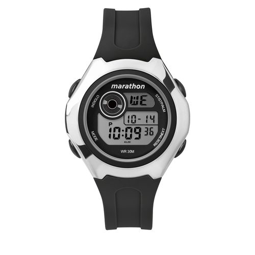 Montre Timex Marathon TW5M32600 Silver/Black - Chaussures.fr - Modalova
