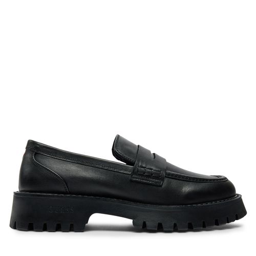 Chunky loafers Guess FM8GOM LEA12 Noir - Chaussures.fr - Modalova