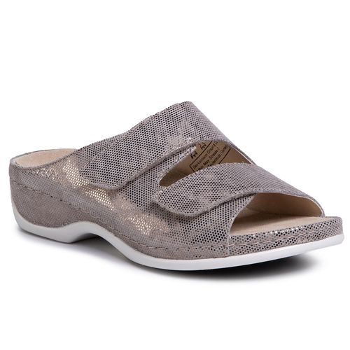 Mules / sandales de bain Berkemann Daria 01002 Bronze/Waben/Shiny 410 - Chaussures.fr - Modalova