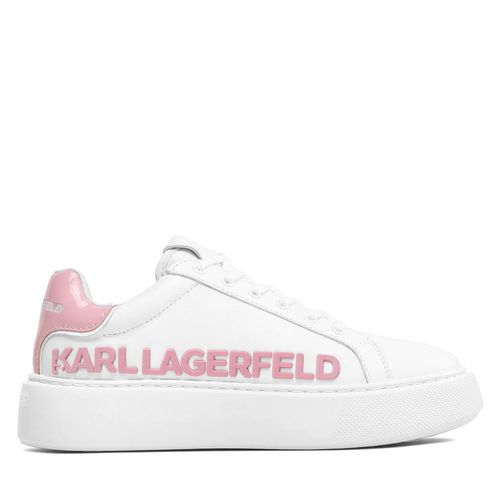 Sneakers KARL LAGERFELD KL62210 White/Pink - Chaussures.fr - Modalova