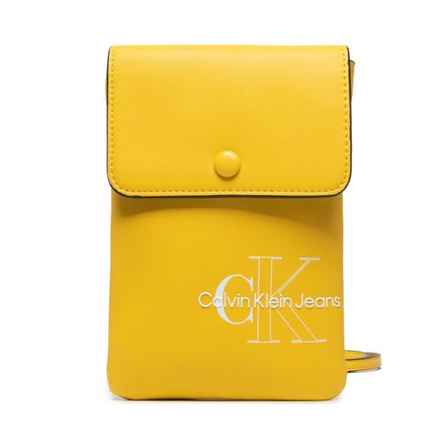 Pochette pour téléphone Calvin Klein Jeans Sculpted Phone Xbody Two Tone K60K609350 Jaune - Chaussures.fr - Modalova