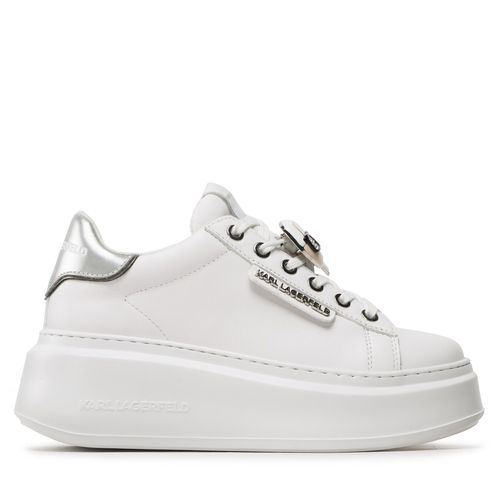 Sneakers KARL LAGERFELD KL63576K White Lthr W/Silver - Chaussures.fr - Modalova
