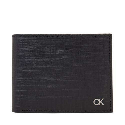 Portefeuille Calvin Klein Ck Must Trifold 10Cc W/Coin K50K510878 Ck Black Check BAX - Chaussures.fr - Modalova