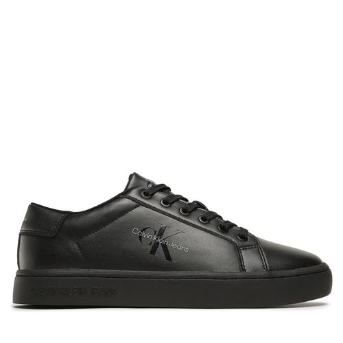 Sneakers Calvin Klein Jeans Classic Cupsole Laceup Low Lth YM0YM00491 Triple Black 0GT - Chaussures.fr - Modalova