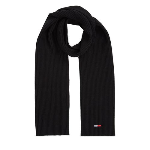 Écharpe Tommy Jeans Tjm Flag Scarf AM0AM11702 Noir - Chaussures.fr - Modalova