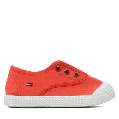 Sneakers Tommy Hilfiger Low Cut Easy-On Sneaker T1X9-32824-0890 S Red 300 - Chaussures.fr - Modalova