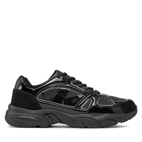 Sneakers Calvin Klein Jeans Retro Tennis Low Mix Nbs Lum YM0YM00882 Triple Black 0GT - Chaussures.fr - Modalova