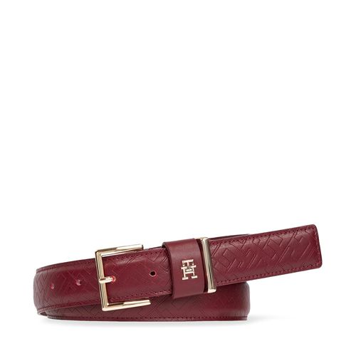 Ceinture Tommy Hilfiger Th Casual Mono 3.0 AW0AW15382 Rouge XJS - Chaussures.fr - Modalova
