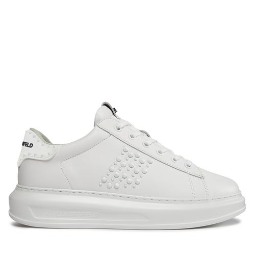 Sneakers KARL LAGERFELD KL52574 White Lthr/Mono 01W - Chaussures.fr - Modalova