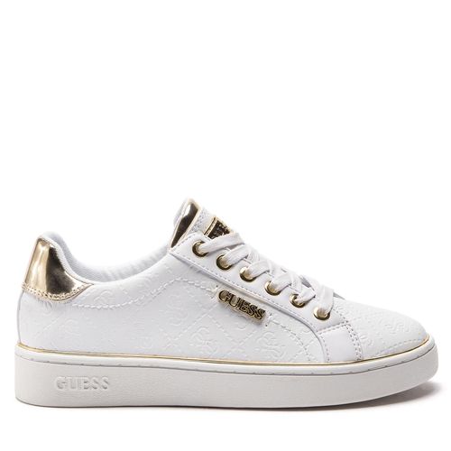 Sneakers Guess Beckie/Active Lady/Leather Lik FL5BEK FAL12 Blanc - Chaussures.fr - Modalova